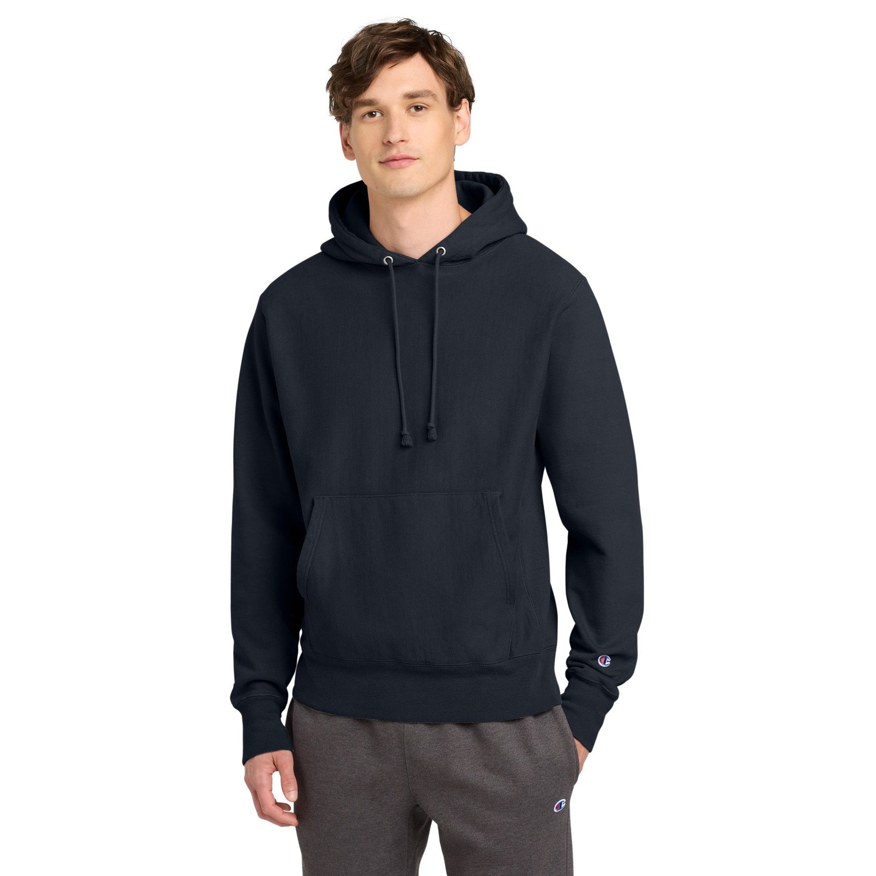 Champion-Champion ® Reverse Weave ® Garment-Dyed Hooded Sweatshirt. GDS101-MedTech-5